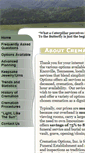 Mobile Screenshot of cremationoptionsinc.com